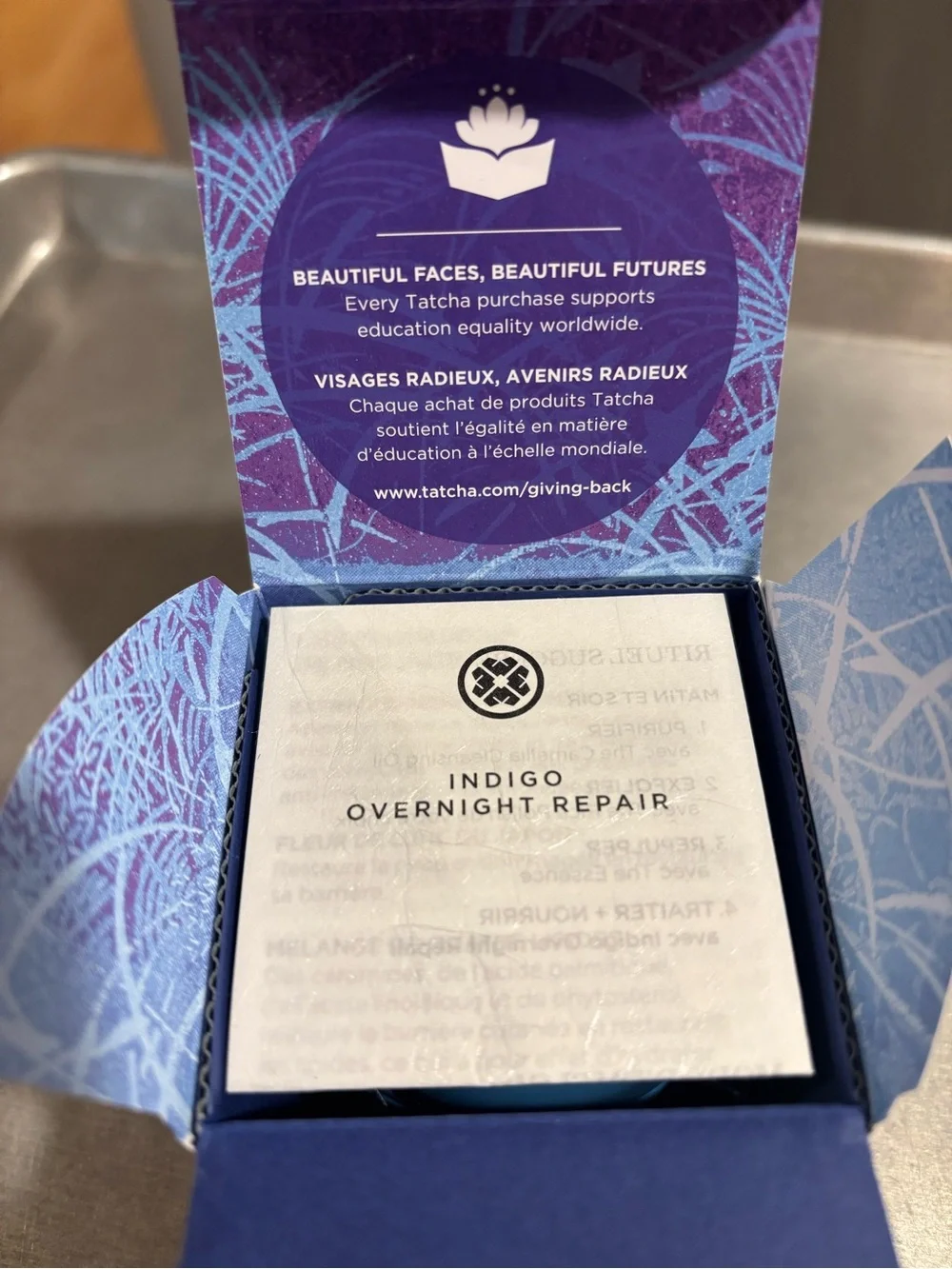 Tatcha Indigo Overnight Repair Cream - Blue - Picture 3 of 15
